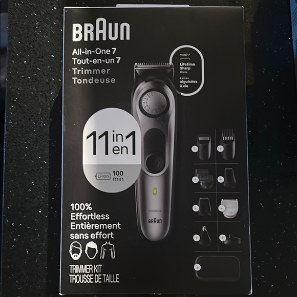 Black 11-in-1 Grooming Tool with Ergonomic Design - Picture 1 of 3